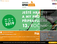 Tablet Screenshot of opengame.cz